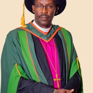 Rt. Rev. Assoc. Prof. Fred Sheldon Mwesigwa (PhD) - Assoc. Prof. of Religious Education and Chancellor