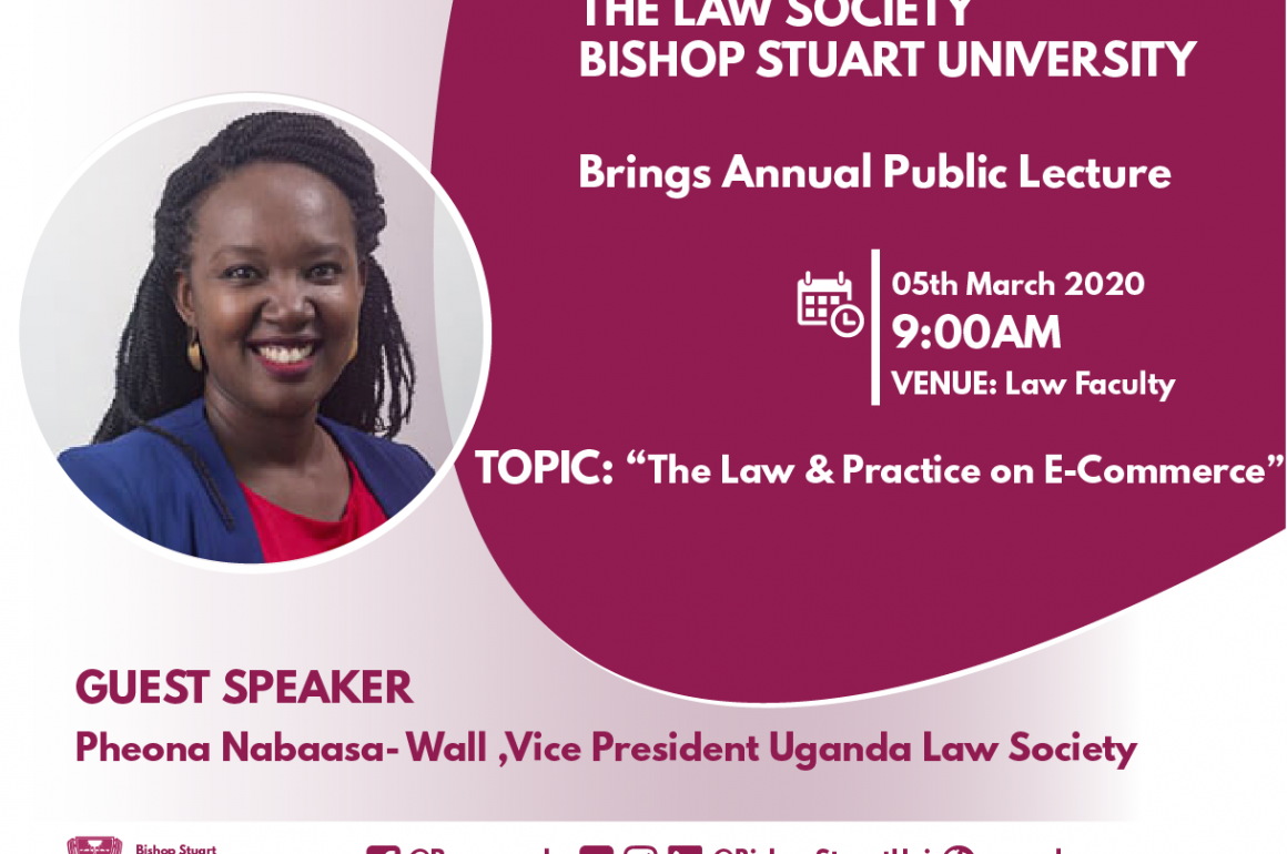 Bishop Stuart University Law Society set to host the Vice-President Uganda Law Society