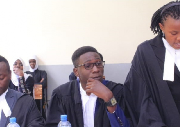 Law students representing BSU at the 6th Annual National Inter University Constitutional Law Moot Competitions