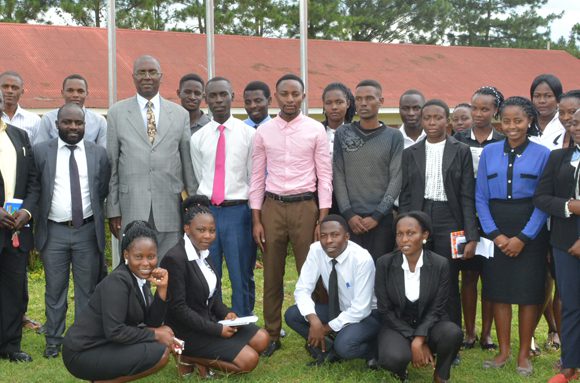 BSU Law students posing for a photo after the symposium at the Faculty of Law premises