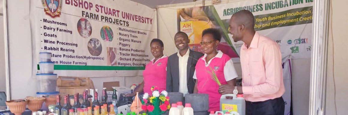 Bishop Stuart University exhibits in the first East African Science, Technology and innovation conference at Speke Resort Munyonyo.