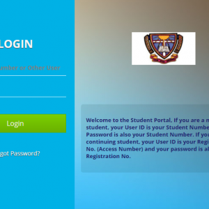 BSU students portal login page