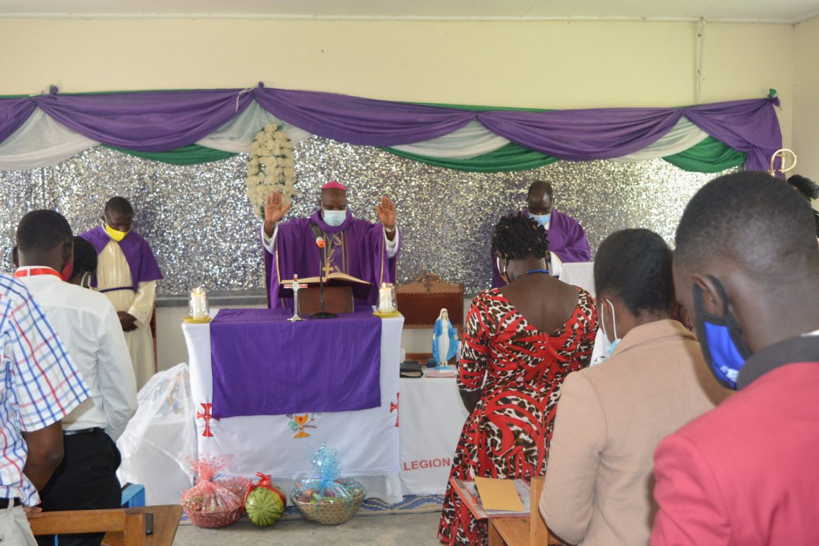 Archbishop of Mbarara Archdiocese (Roman Catholic Church) - His Grace Lambert Bainomugisha visits Bishop Stuart University