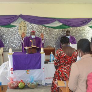 Archbishop of Mbarara Archdiocese (Roman Catholic Church) - His Grace Lambert Bainomugisha visits Bishop Stuart University