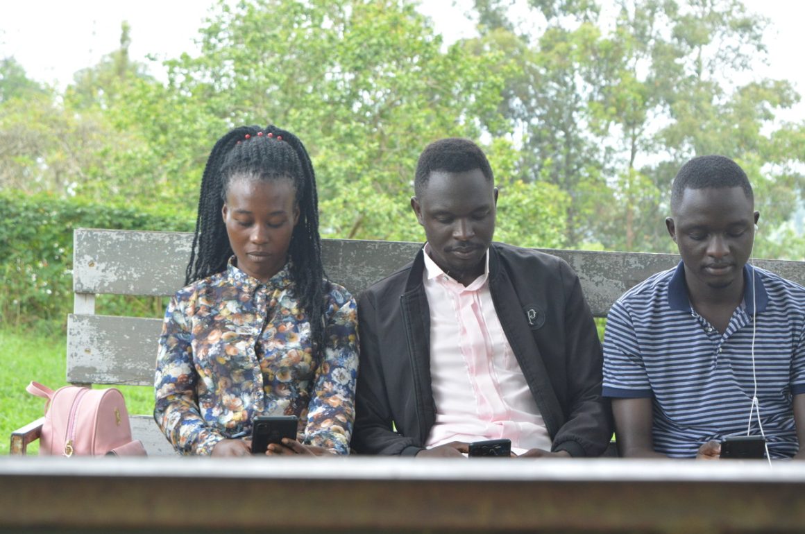 Students engaged in a discussion- BSU main campus _ 10th November 2021