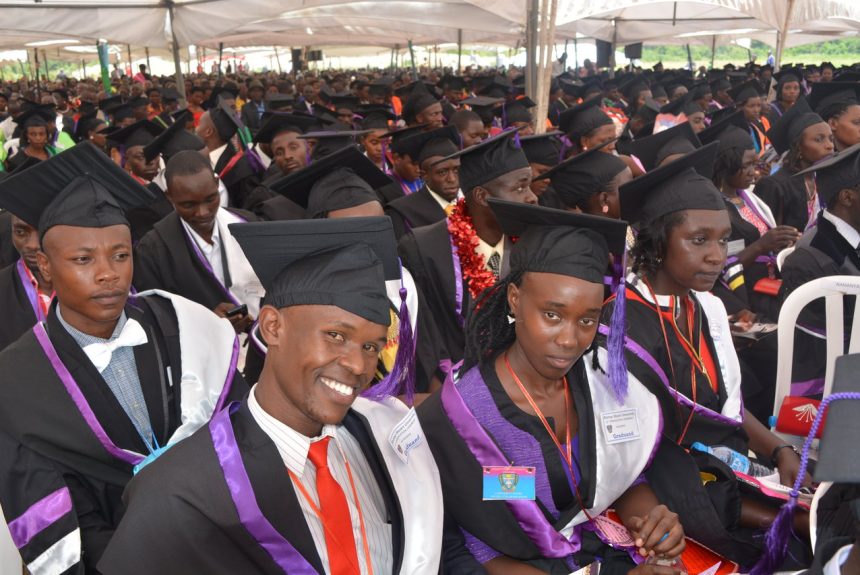 A cross section of graduates during the 12th graduation ceremony