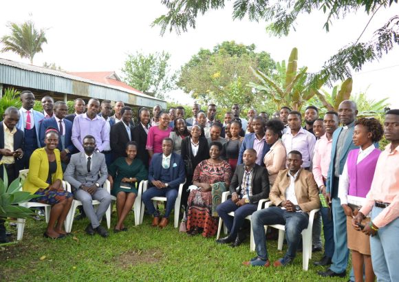 Group photo - students guild leaders, facilitators, DOS and the VC