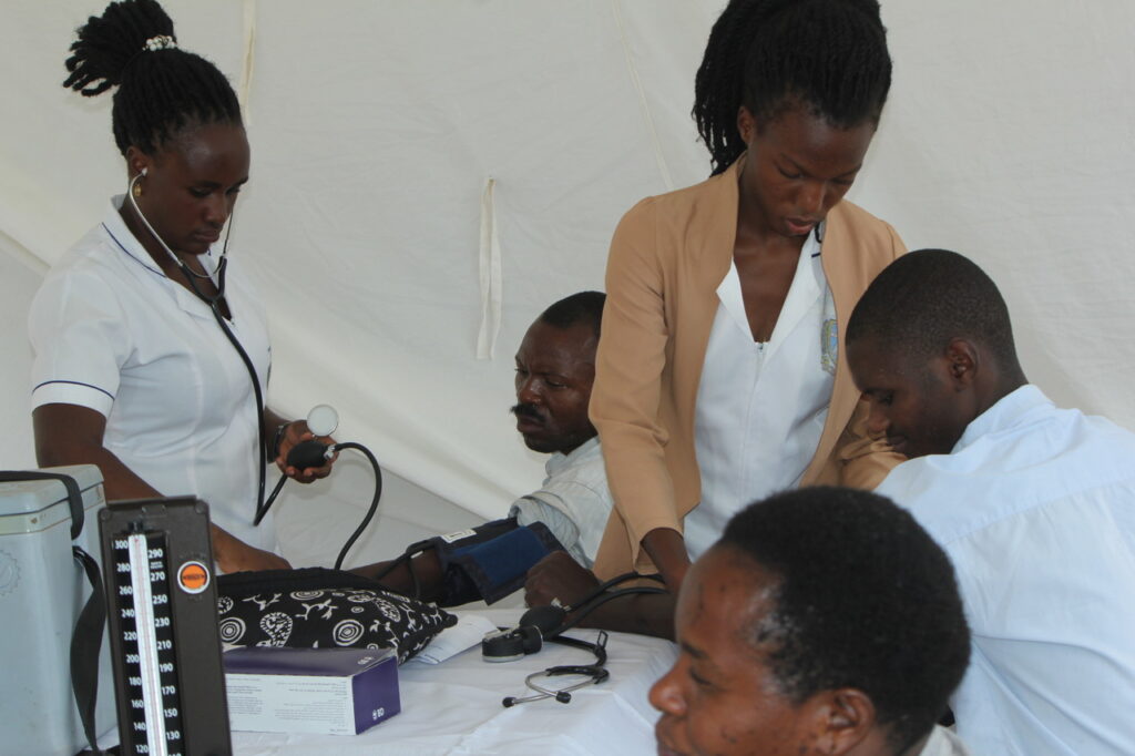 Medical Camp in Kijungu, Mbarara during the 4th BSU Week ((21st to 23rd February 2018) as a way of giving back to the community.