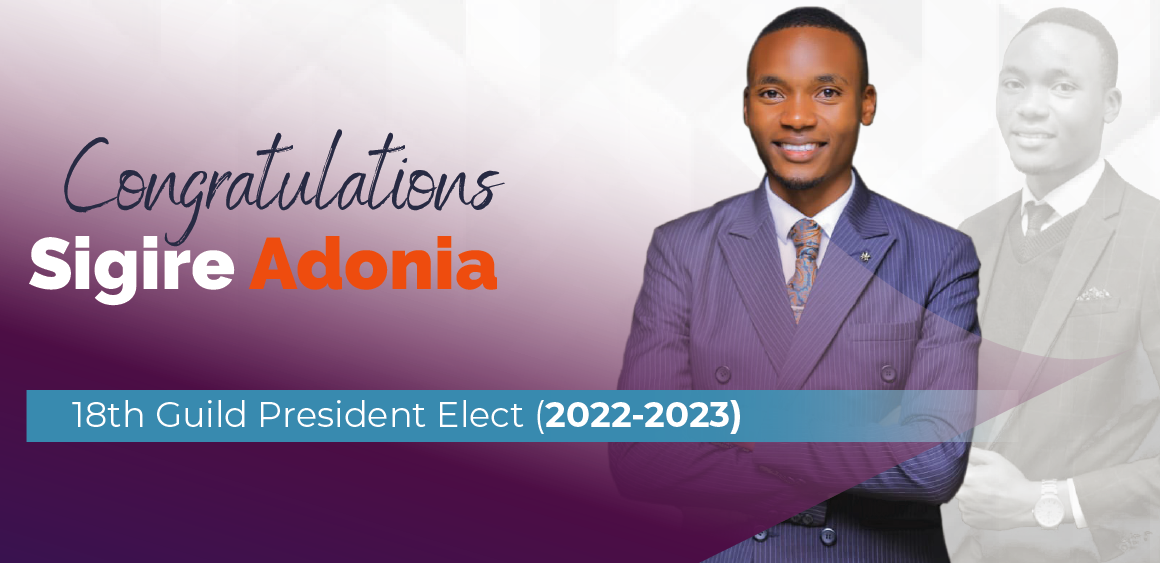 Congratulations Sigire Adonia 2022 2023 Guild president elect BSU