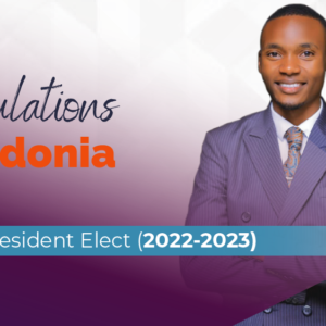 Congratulations Sigire Adonia 2022 2023 Guild president elect BSU