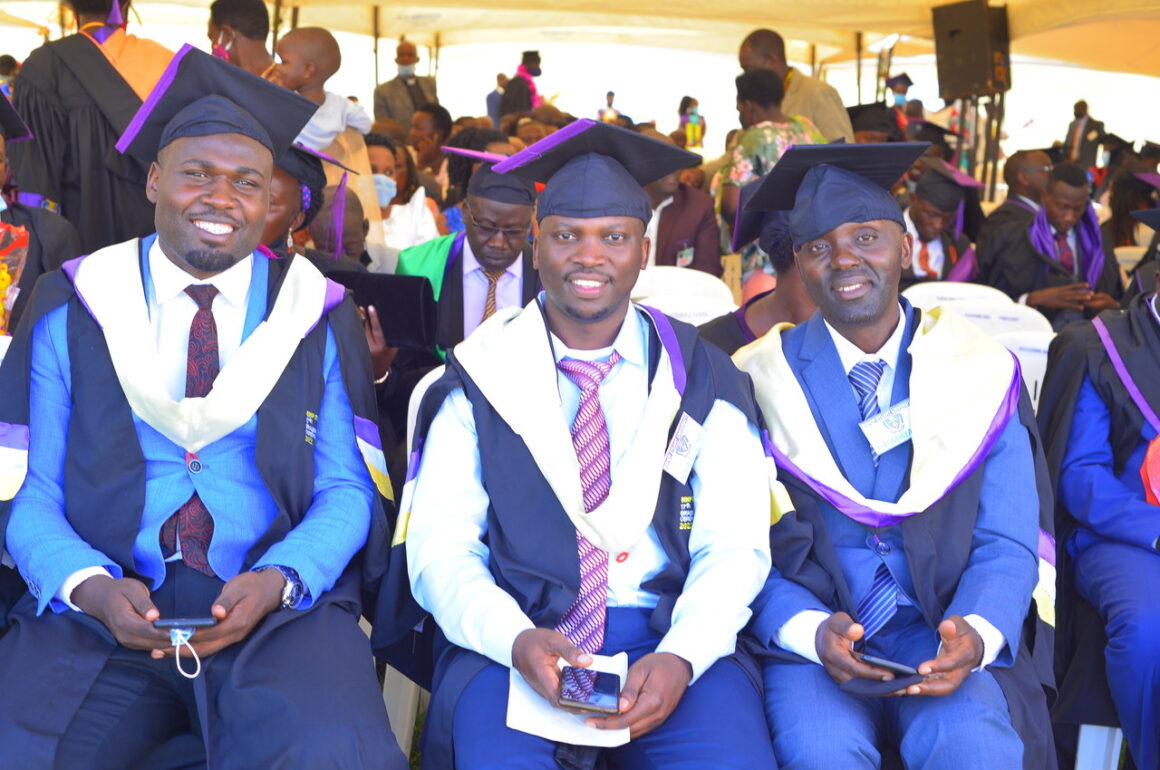 Masters graduands during the 17th graduation ceremony of Bishop Stuart University 6th March _2022