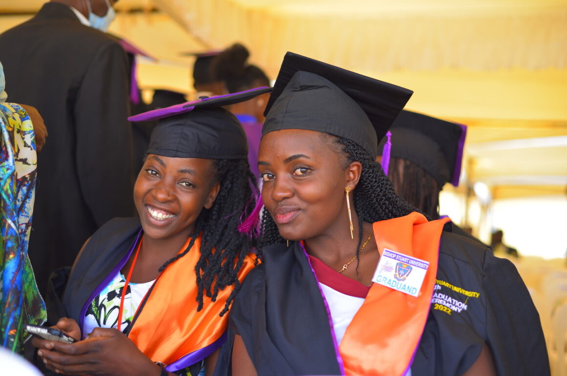 Some of the proud products of Bishop Stuart University who graduated during the 17th Graduation of BSU _2022 Some of the proud products of Bishop Stuart University who graduated during the 17th Graduation of BSU _2022
