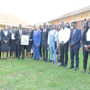 Faculty of Law Bishop Stuart University hosts Counsel Naboth Muhairwe _Group photo_ 27th January 2023