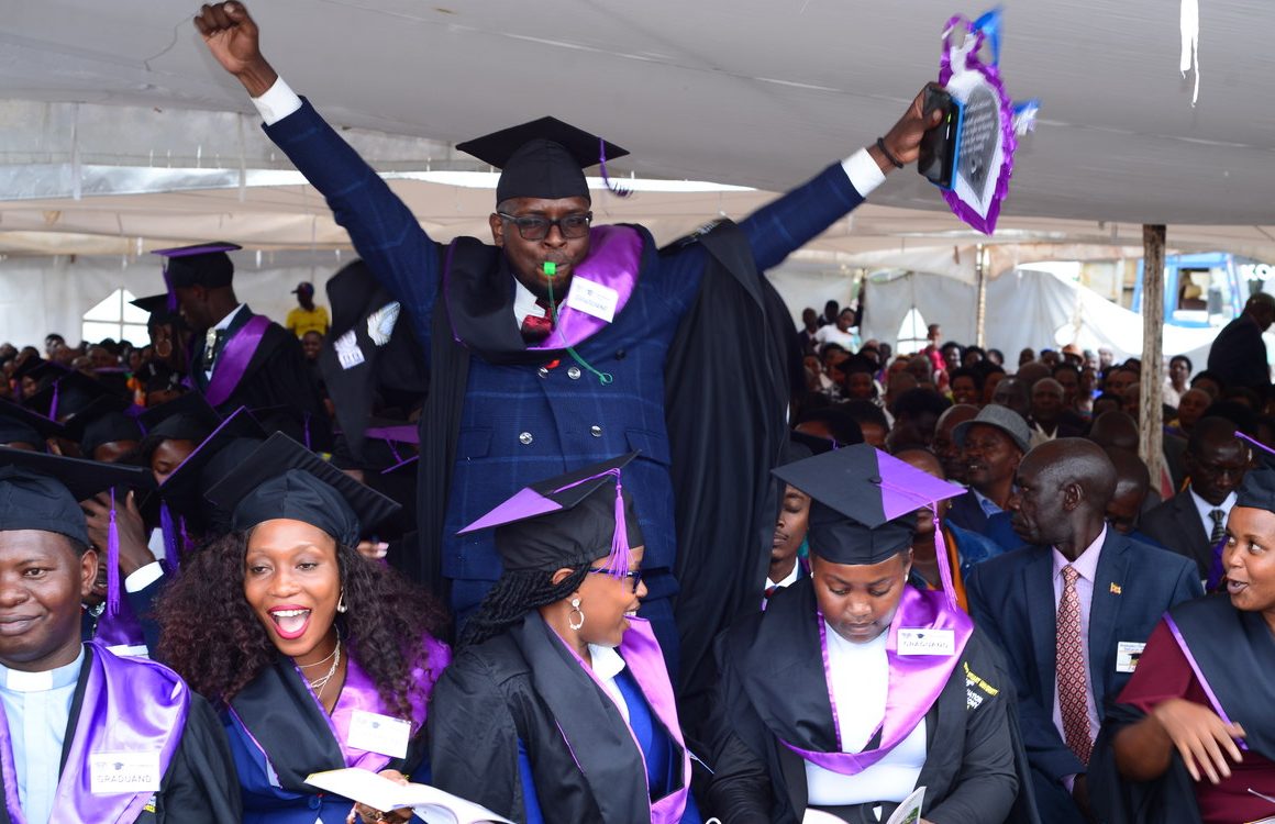 LLB graduand celebrates his degree achievement at the 18th congregation of BSU 2023 LLB graduand celebrates his degree achievement at the 18th congregation of BSU 2023