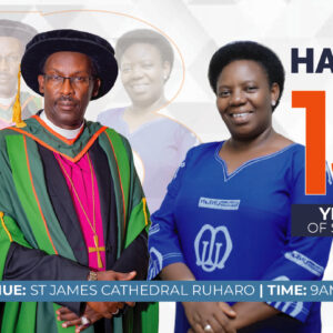 13 years as the Bishop of Ankole Diocese and the Chancellor of BSU