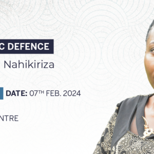 PhD Defence – Daphin Nahikiriza
