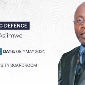 PhD Defence – Asiimwe Enoch