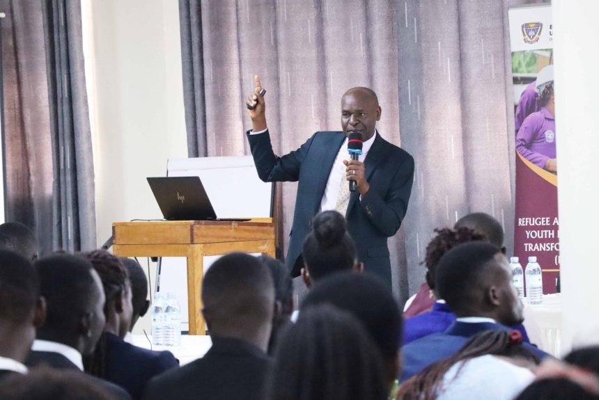 Vice-Chancellor, Prof. John Mugisha Tips BSU Students’ Leadership