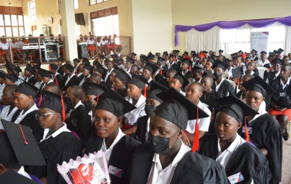 BSU Awards Kyeizoba Girls Students Certificates in Computer Applications