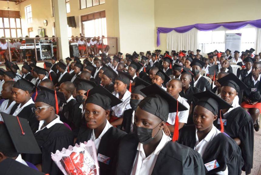 BSU Awards Kyeizoba Girls Students Certificates in Computer Applications